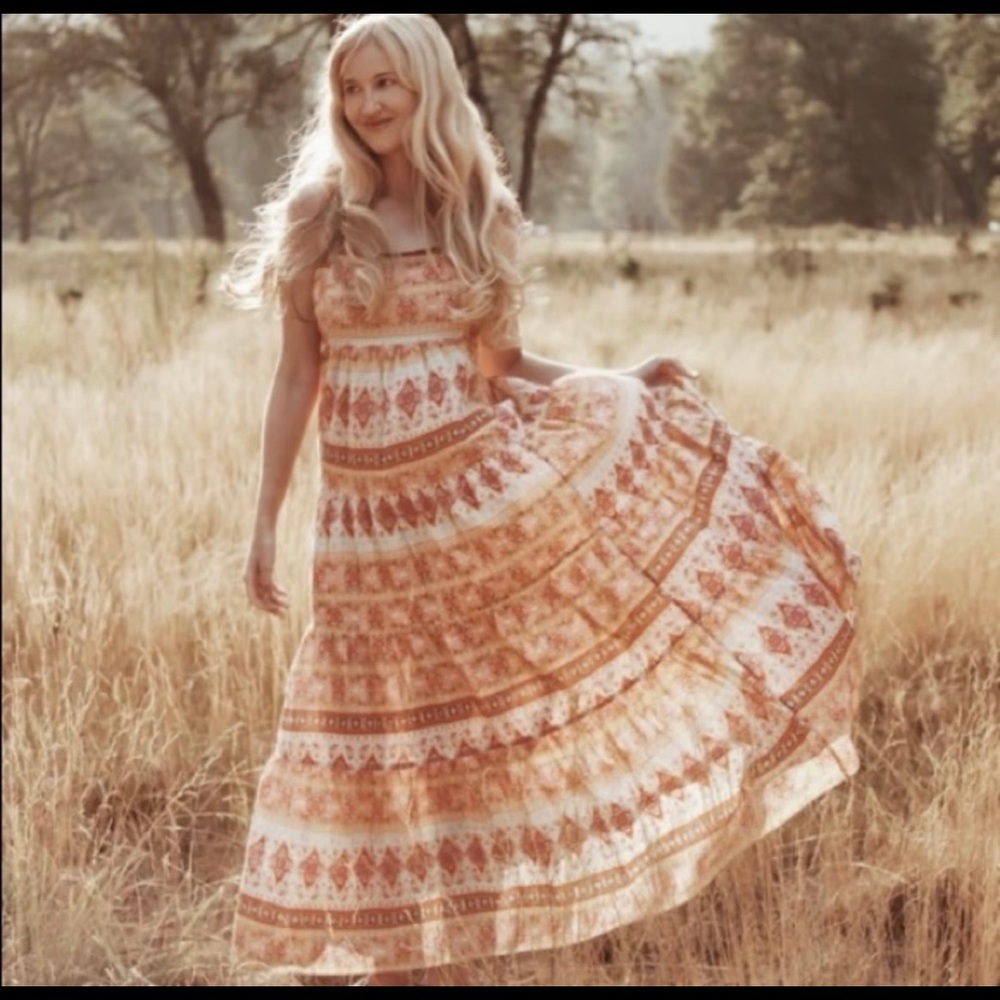 Odd Molly Sustainable Tie Front Dress, Bohemian